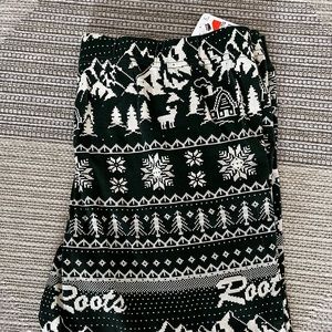 Roots Christmas Pj bottoms